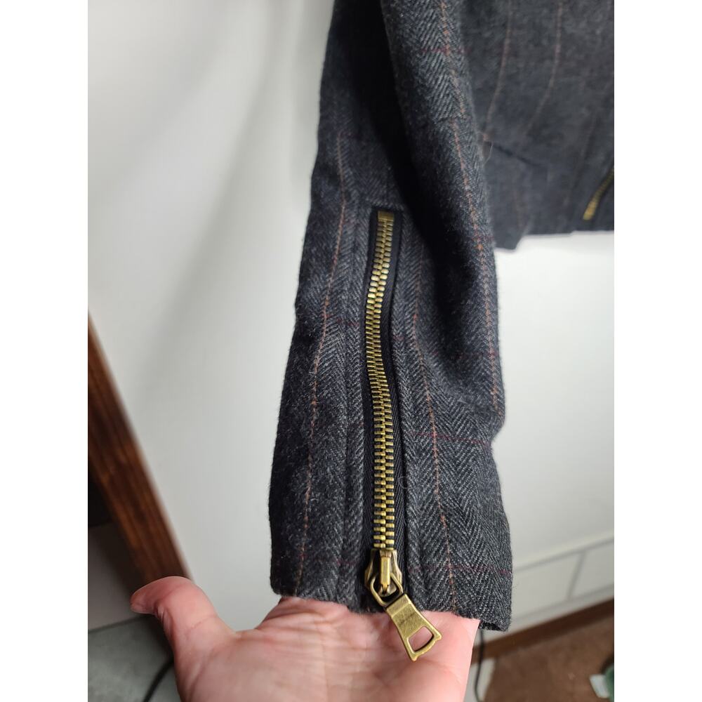 Artisan De Luxe Wool Leather Patchwork Asymmetric… - image 7